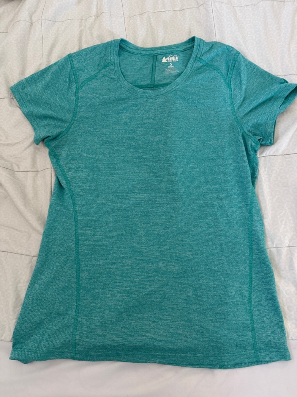 REI Women's Teal Short-Sleeve Performance Tee
